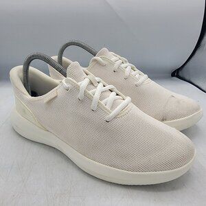 Kizik Madrid Eco Knit Womens 8.5 Wide White Cream Shoes Athletic Running Walking